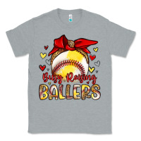 Heather Grey busy raising ballers Classic Tee - Artiststas