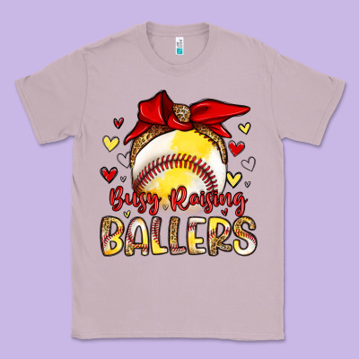 Busy Raising Ballers Classic Tee Designed By Artiststas
