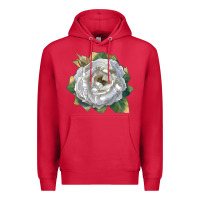 Cardinal Pillow Fight Rose Premium Hoodie - LillyAllenDesigns