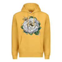 Mustard Pillow Fight Rose Premium Hoodie - LillyAllenDesigns