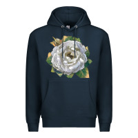 Navy Pillow Fight Rose Premium Hoodie - LillyAllenDesigns