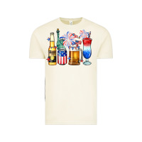 4th Of July American Drinks Vintage Tee | Teevron