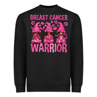 Black Breast Cancer Warrior Afro Gnomes Heavyweight Sweatshirt - texasbilliewilder