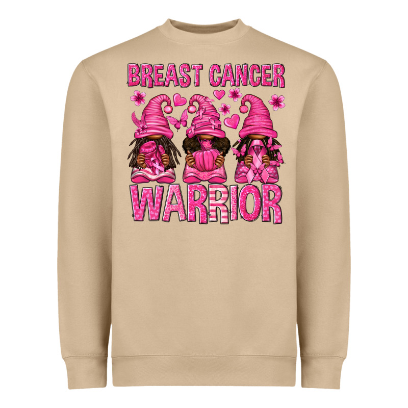 Breast Cancer Warrior Afro Gnomes Heavyweight Sweatshirt by texasbilliewilder | Teevron
