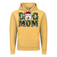 Vintage Mustard christmas dog mom husky Vintage Hoodie - RanaPortraitStore