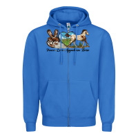 True Royal peace love appaloosa horse Zipper Hoodie - LillyAllenDesigns