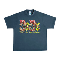 Midnight Navy three up theree down softball Urban Heavy Tee - RacoonDesign