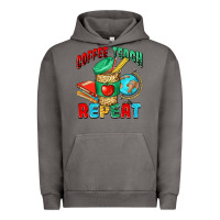 Pigment Tornado coffee teach repeat Urban Hoodie - NancyCooperArtShop