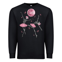 Black skeleton ballerina Premium Sweatshirt - MaliasSmallBusiness