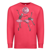 Cardinal skeleton ballerina Premium Sweatshirt - MaliasSmallBusiness