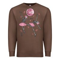 Chestnut skeleton ballerina Premium Sweatshirt - MaliasSmallBusiness