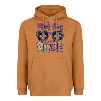 Meerkat mardi gras dude Heavyweight Hoodie - MaliasSmallBusiness