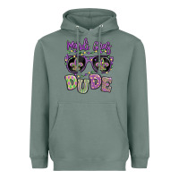 Sage mardi gras dude Heavyweight Hoodie - MaliasSmallBusiness