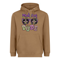 Toasted Coconut mardi gras dude Heavyweight Hoodie - MaliasSmallBusiness