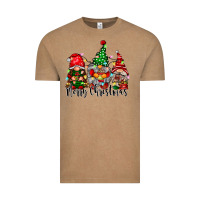 Vintage Coffee merry christmas gnomes Vintage Tee - CowhideDigitalArt