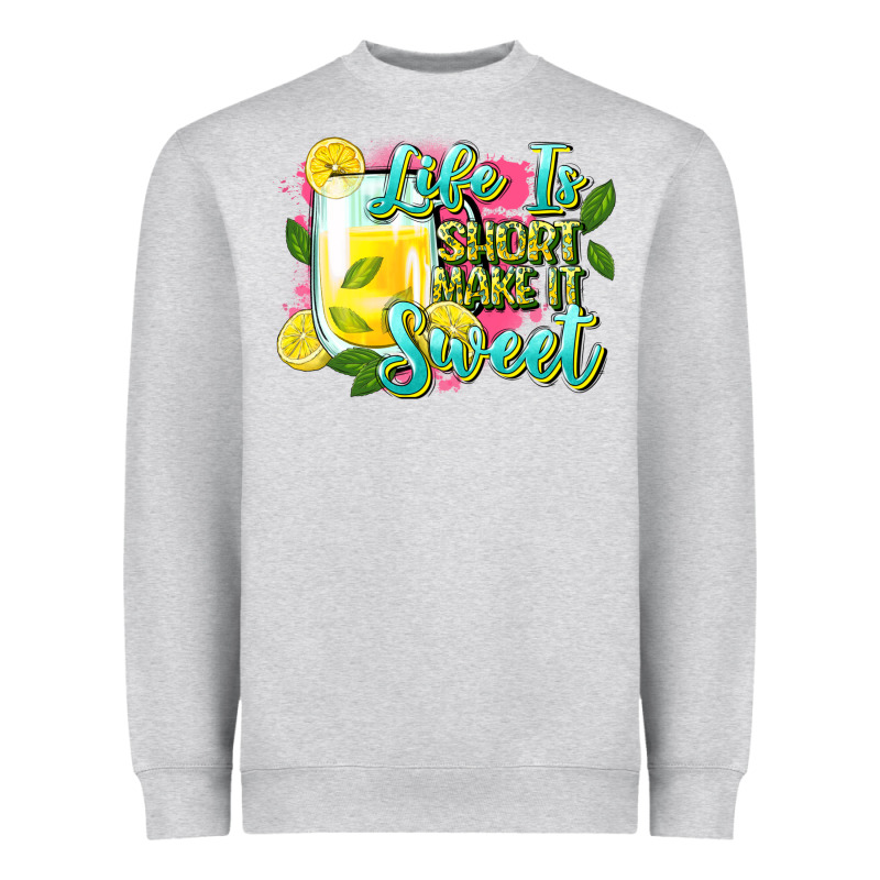 Life Is Heavyweight Sweatshirt by Zillion Design Studio | Teevron