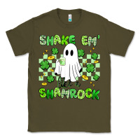 Army Green shake em' like a shamrock Classic Tee - Artiststas