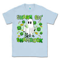 Dusty Blue shake em' like a shamrock Classic Tee - Artiststas