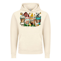 Vintage Artic farm animals coffee cups Vintage Hoodie - Zillion Design Studio