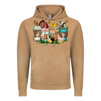 Vintage Camel farm animals coffee cups Vintage Hoodie - Zillion Design Studio