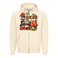 Sandshell gnome sweet gnome Zipper Hoodie - BarkalooDesign