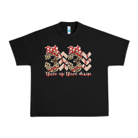 Black three up theree down Urban Heavy Tee - RacoonDesign