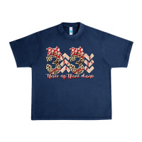 Navy three up theree down Urban Heavy Tee - RacoonDesign