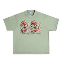 Oil Green three up theree down Urban Heavy Tee - RacoonDesign