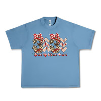 Pebble Blue three up theree down Urban Heavy Tee - RacoonDesign