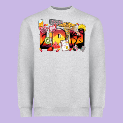 Summer Lpn Heavyweight Sweatshirt Designed By Zillion Design Studio