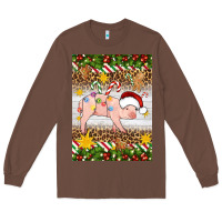Chestnut christmas pig Long Sleeve Tee - Artiststas