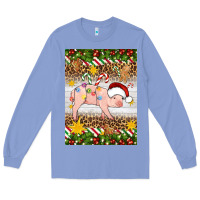 Colony Blue christmas pig Long Sleeve Tee - Artiststas