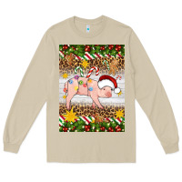 Mushroom christmas pig Long Sleeve Tee - Artiststas