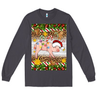 Smoke christmas pig Long Sleeve Tee - Artiststas