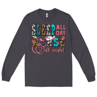 Smoke sleep all day nurse all night Long Sleeve Tee - AdoDesignShop