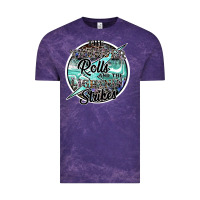 Cloud Purple the thunder rolls and the lightnin strikes Vintage Tee - SublimationCraftShop