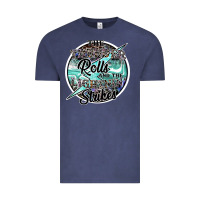 Vintage Denim the thunder rolls and the lightnin strikes Vintage Tee - SublimationCraftShop