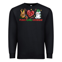 Peace Love Snowman Premium Sweatshirt | Teevron