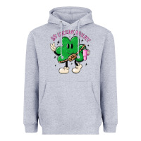 Heather Grey so luckin boujee Heavyweight Hoodie - MaliasSmallBusiness