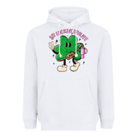 White so luckin boujee Heavyweight Hoodie - MaliasSmallBusiness
