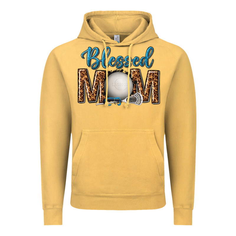 Western Blessed Mom With Lacrosse Vintage Hoodie by texasbilliewilder | Teevron