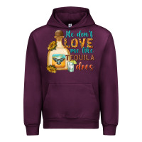 Mauve Wine he dont love me like tequila does Urban Hoodie - texasbilliewilder