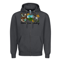 Smoke Peace Love Donkey Head Zipper Hoodie - LillyAllenDesigns