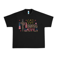 Black god bless america Urban Heavy Tee - CowhideDigitalArt