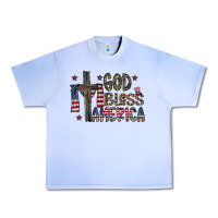 Grape Ice god bless america Urban Heavy Tee - CowhideDigitalArt