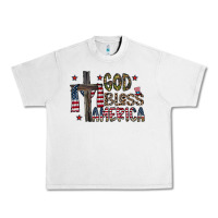 Lunar Rock god bless america Urban Heavy Tee - CowhideDigitalArt