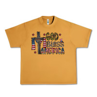 Peanut Butter god bless america Urban Heavy Tee - CowhideDigitalArt