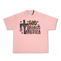 Salmon god bless america Urban Heavy Tee - CowhideDigitalArt