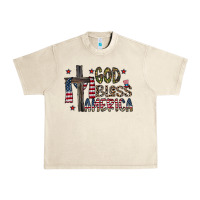 Sandshell god bless america Urban Heavy Tee - CowhideDigitalArt