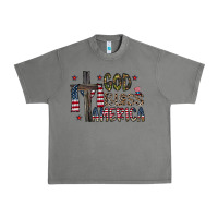 Tornado god bless america Urban Heavy Tee - CowhideDigitalArt